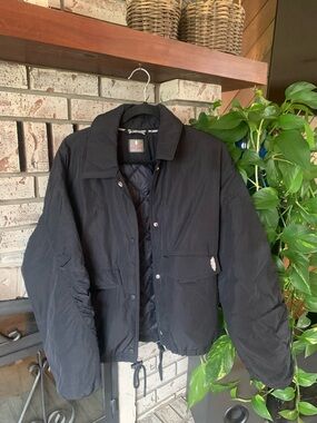 Free People Black Quilted Winter Jacket - [Brand Unspecified]